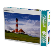 Leuchtturm Westerhever 2000er Puzzle Leuchtturm Westerhever 2000er Puzzle